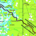 Mekong Maps Co. Ltd. Tumaco Colombia Ecuador 1:250,000 digital map