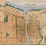 Metz Geographics Green Bay 1921 John Nolen Plan digital map