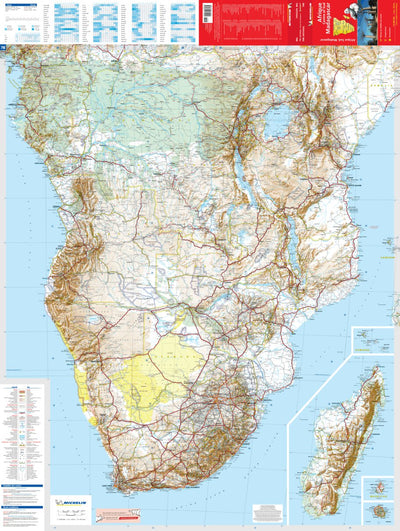 Michelin Afrique Centre Et Sud, Madagascar / Africa Central & South, Madagascar bundle
