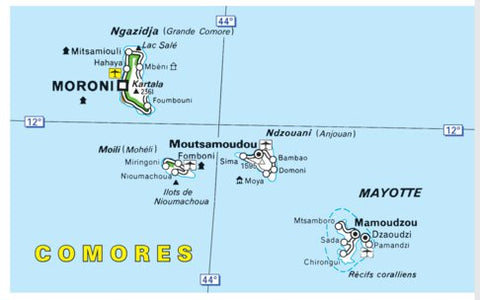 Michelin Afrique Centre Et Sud, Madagascar / Africa Central & South, Madagascar - Comores bundle exclusive