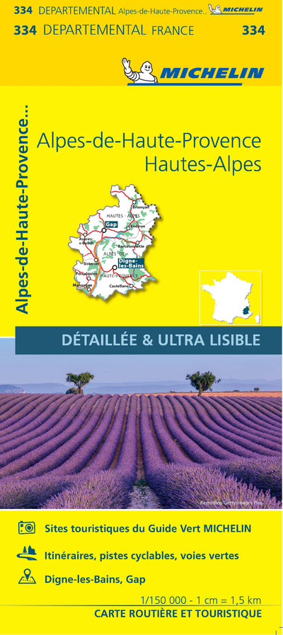 Michelin Alpes-De-Haute-Provence, Hautes-Alpes bundle
