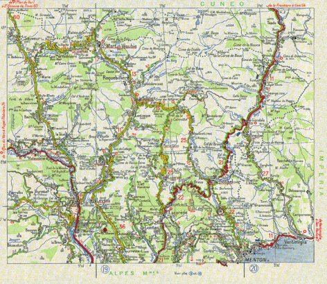 Michelin Bataille De Provence - Août 1944 / Battle Of Provence - August 1944 - Menton bundle exclusive