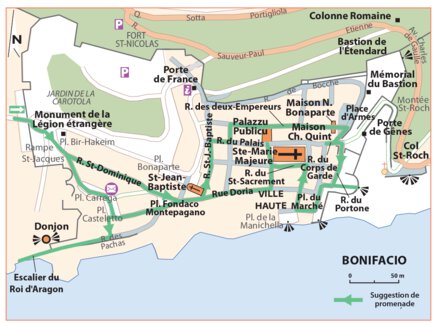 Carte Routiere Touristique Corse Map by Michelin | Avenza Maps