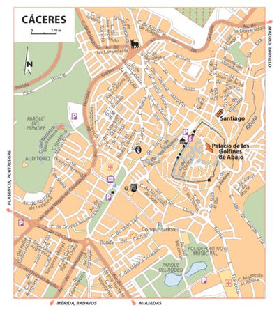 Michelin Espana Centro : Extremadura, Castilla-La Mancha, Madrid - Cáceres bundle exclusive