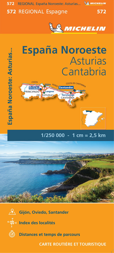 Michelin Espana Noroeste : Asturias, Cantabria bundle