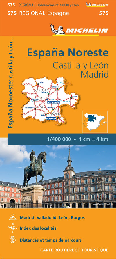 Michelin Espana Noroeste : Castilla Y León, Madrid bundle