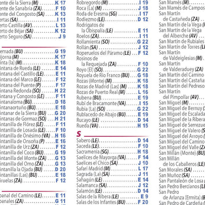 Michelin Espana Noroeste : Castilla Y León, Madrid - Index bundle exclusive