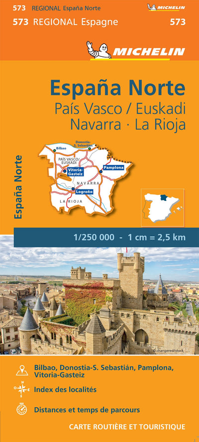 Michelin Espana Norte : Pais Vasco / Euskadi, Navarra, La Rioja bundle