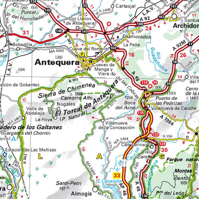 Michelin Espana Sur : Andalucía - Main bundle exclusive