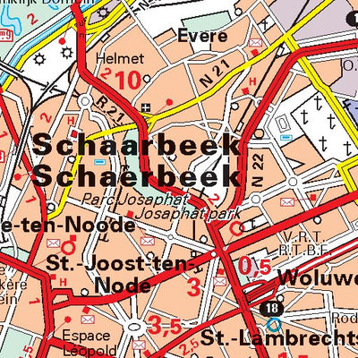 Michelin Noord-En Midden-België / Belgique Nord Et Centre - Bruxelles bundle exclusive