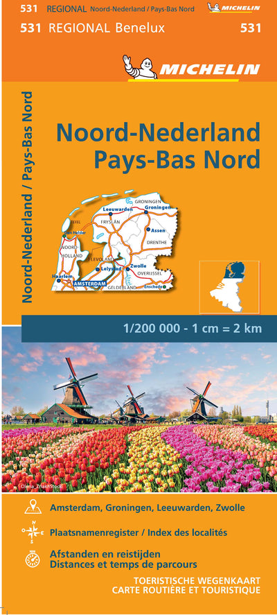 Michelin Noord-Nederland / Pays-Bas Nord bundle