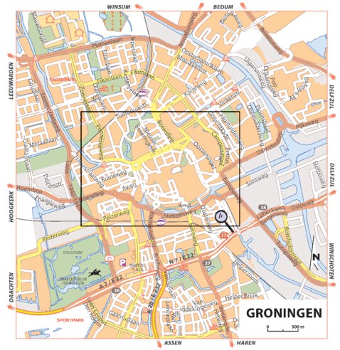 Michelin Noord-Nederland / Pays-Bas Nord - Groningen bundle exclusive
