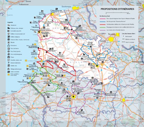 Michelin Pas-de-Calais, Somme - Propositions D'itinéraires Recto bundle exclusive