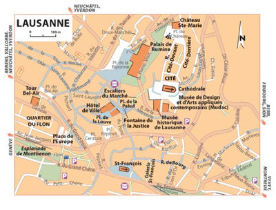 Michelin Suisse / Schweiz / Svizzera Sud-Ouest / Süd-West / Sud-Ovest - Lausanne bundle exclusive