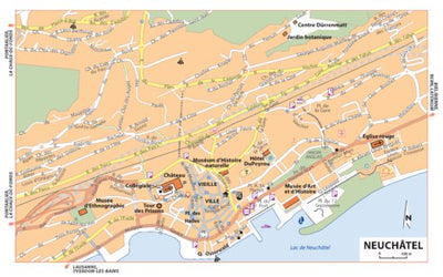 Michelin Suisse / Schweiz / Svizzera Sud-Ouest / Süd-West / Sud-Ovest - Neuchâtel bundle exclusive