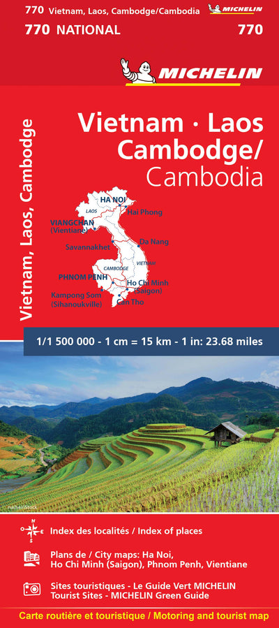 Michelin Vietnam Laos Cambodge / Vietnam Laos Cambodia bundle