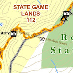 Mid State Trail Association, Inc. Standing Stone Trail Map 6 digital map
