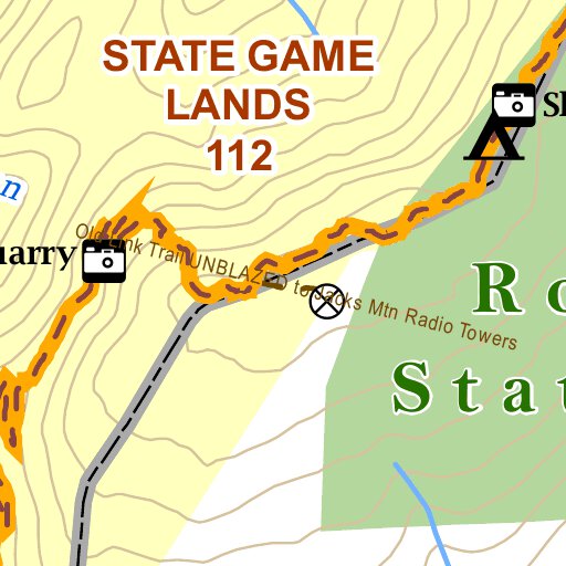 Standing Stone Trail Map 6 by Mid State Trail Association, Inc ...