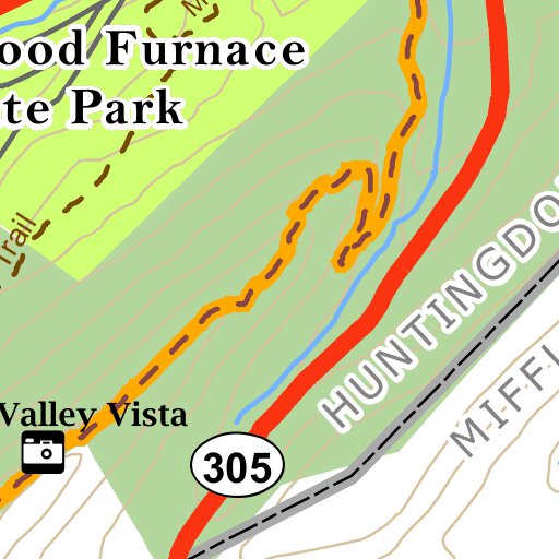 Standing Stone Trail Map 8 by Mid State Trail Association, Inc ...