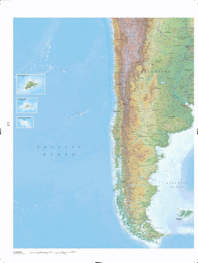 Millennium House Southern South America - Earth Platinum Pg 54 digital map