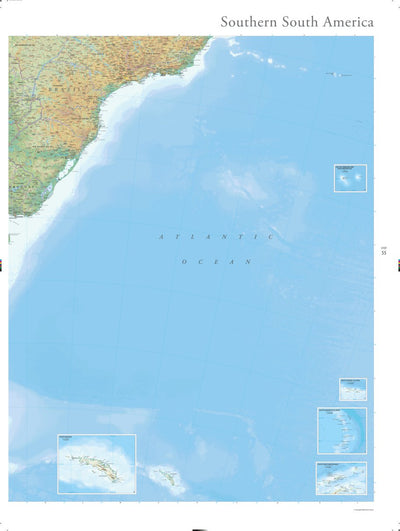 Millennium House Southern South America - Earth Platinum Pg 55 digital map