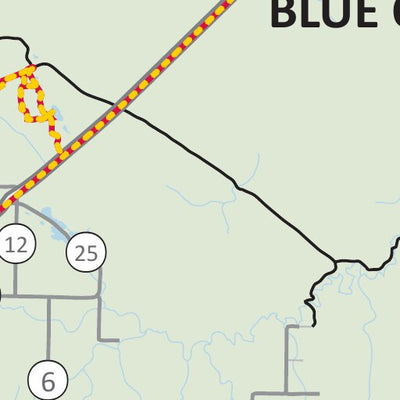 Minnesota Department of Natural Resources Blue Ox and Alvwood Squaw Lake OHV Trails, MNDNR digital map