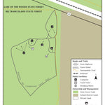 Minnesota Department of Natural Resources Blueberry Hill Campground, Beltrami Island State Forest digital map