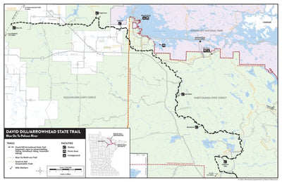 Minnesota Department of Natural Resources David Dill Arrowhead - Blue Ox to Pelican River, MNDNR digital map