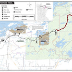 Minnesota Department of Natural Resources David Dill Taconite State Trail, MNDNR digital map
