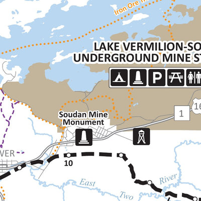 Minnesota Department of Natural Resources David Dill Taconite State Trail, MNDNR digital map