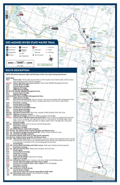 Minnesota Department of Natural Resources Des Moines River State Water Trail MNDNR digital map
