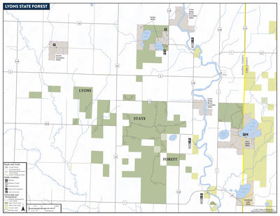 Minnesota Department of Natural Resources Lyons State Forest digital map