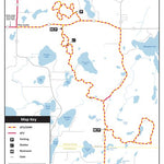 Minnesota Department of Natural Resources Pine Center OHV Trails, MNDNR digital map
