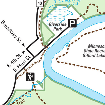 Minnesota Valley National Wildlife Refuge MNVNWR Rapids Lake, Chaska and Louisville Swamp Units digital map