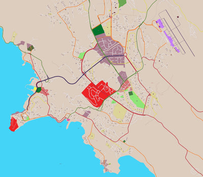 Mojo Map Company Port Moresby, Papua New Guinea digital map