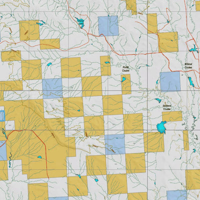 Montana HuntData LLC Montana Antelope Hunting District 701 Land Ownerhip Map digital map