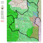 Montana HuntData LLC Montana Elk Hunting District 310 Land Ownerhip Map digital map