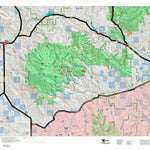Montana HuntData LLC Montana Elk Hunting District 452 Land Ownerhip Map digital map