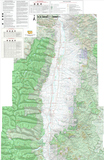 MontanaGPS Bitterroot National Forest North (1 of 2) digital map