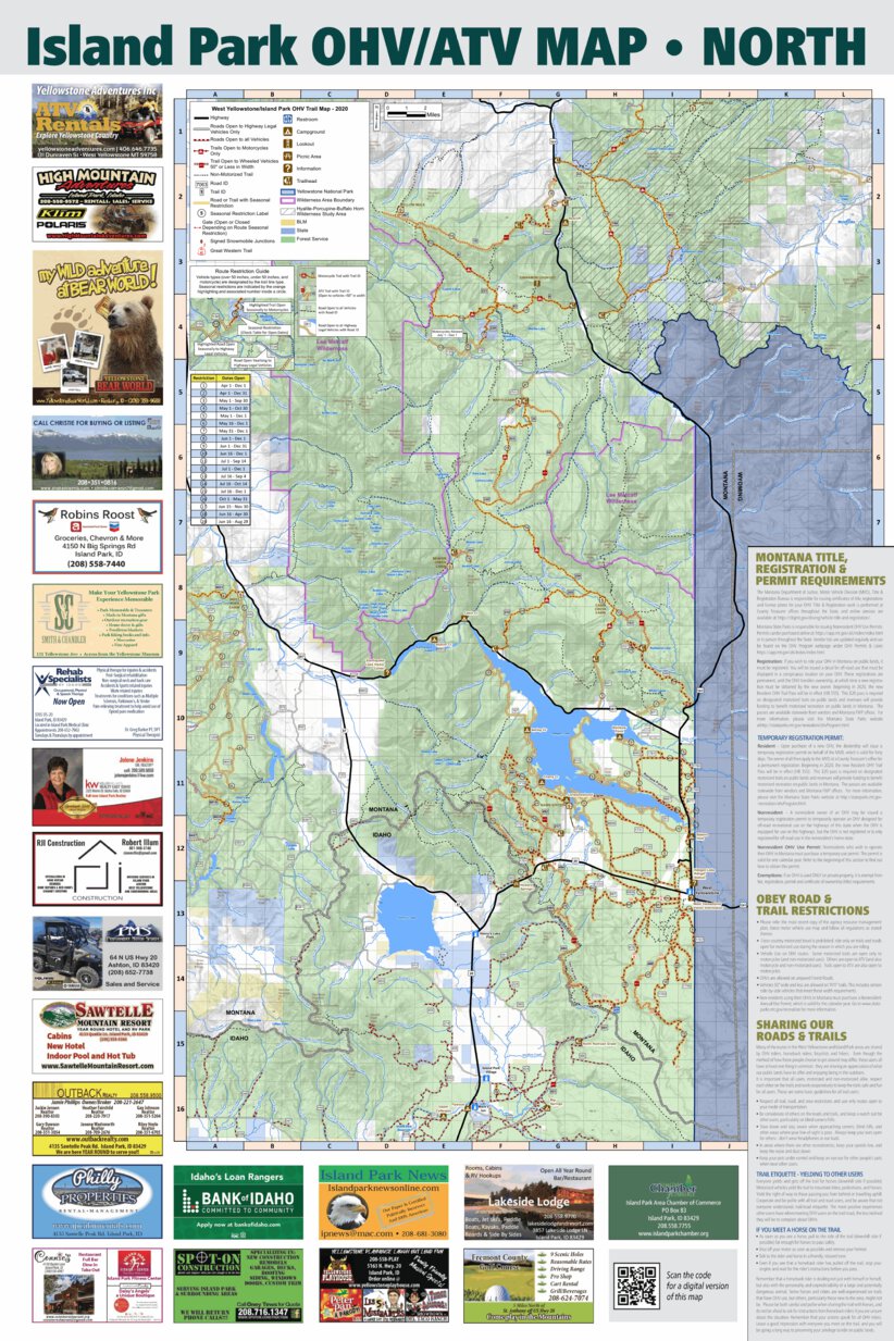 Island Park Motorized Recreation Map - North by MontanaGPS | Avenza Maps