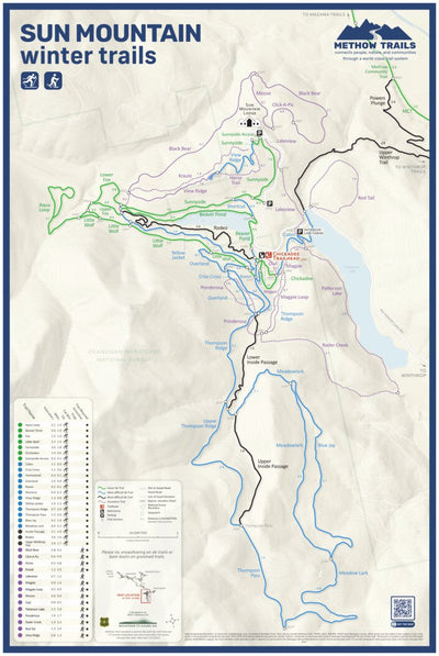 Mountains To Sound GIS llc Sun Mountain Area Winter Trails digital map