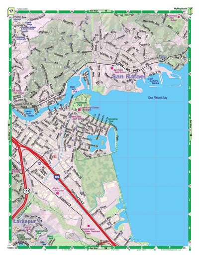 MyMapbook, LLC Marin Community Map Book, 587. Page 17 digital map