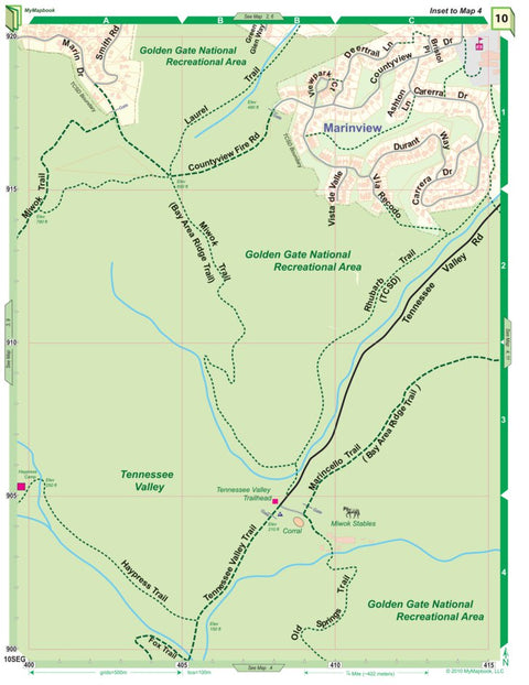 MyMapbook, LLC Tamalpais Valley Community Map Book, 10 digital map