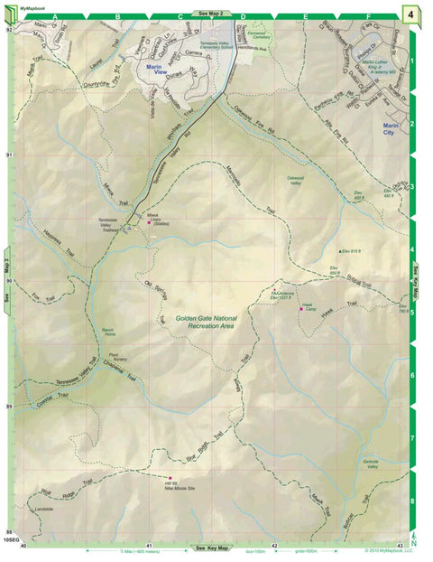 MyMapbook, LLC Tamalpais Valley Community Map Book, 4 digital map
