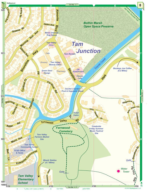MyMapbook, LLC Tamalpais Valley Community Map Book, 8 digital map