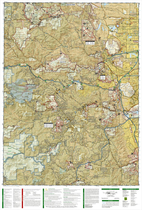 National Geographic 100 Boulder, Golden (south side) digital map