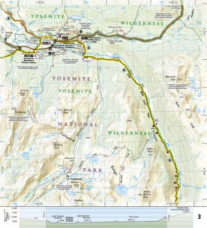 National Geographic 1001 John Muir Trail (map 03) digital map