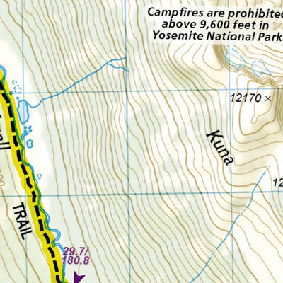 National Geographic 1001 John Muir Trail (map 03) digital map