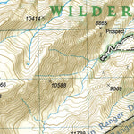 National Geographic 1001 John Muir Trail (map 13) digital map