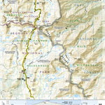 National Geographic 1001 John Muir Trail (map 16) digital map